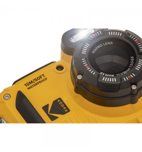 Kodak PixPro 1 2.7" Appareil-photo compact 16 MP BSI CMOS 1920 x 1080 pixels Jaune