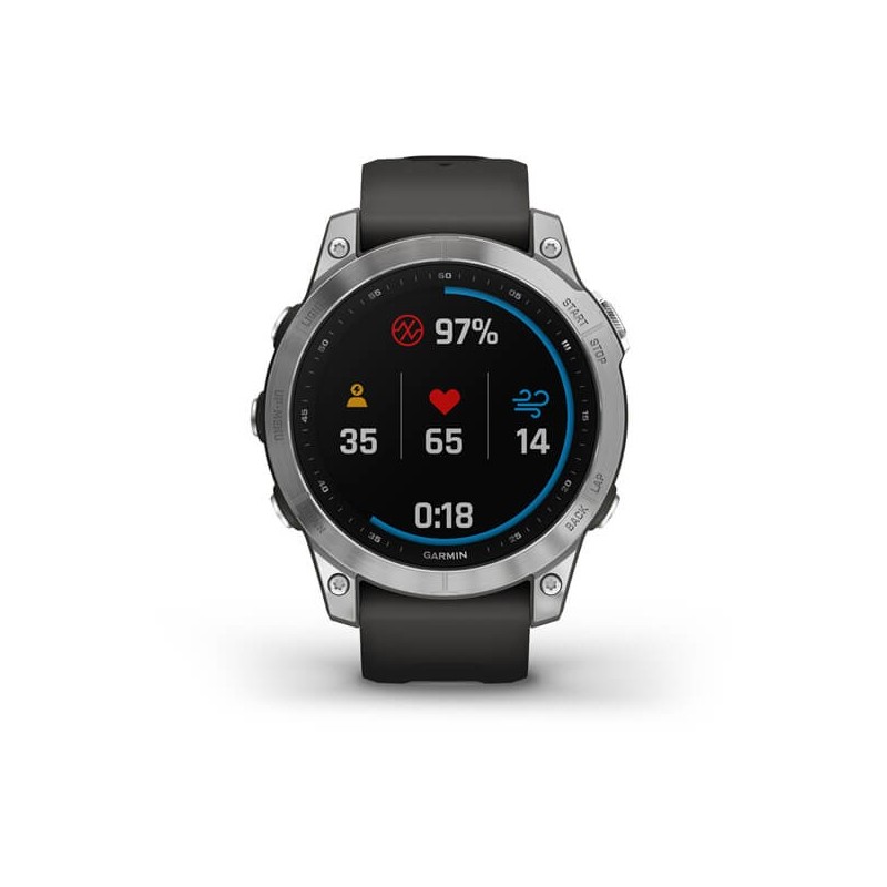 Garmin fenix 7 3,3 cm (1.3 Zoll) MIP 47 mm Silber GPS