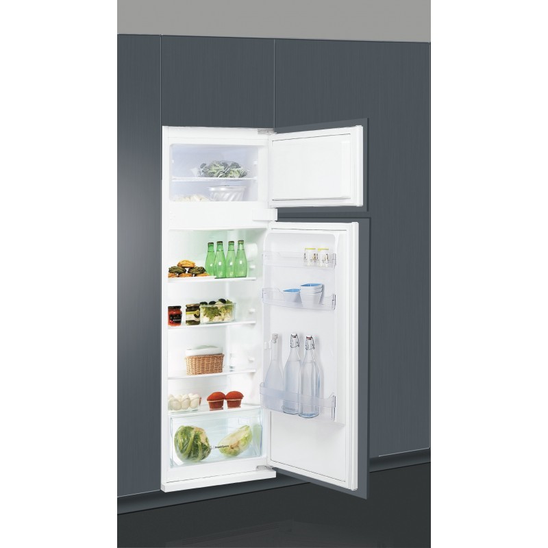 Indesit IND T14 1 réfrigérateur-congélateur Intégré (placement) 218 L F Blanc