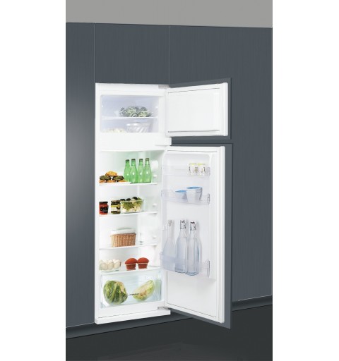 Indesit IND T14 1 fridge-freezer Built-in 218 L F White