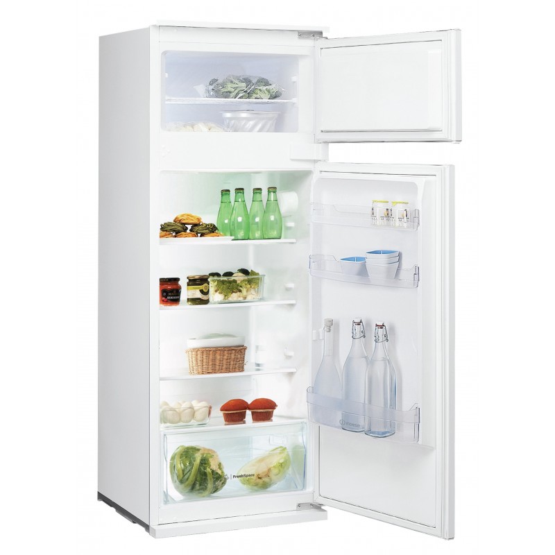 Indesit IND T14 1 fridge-freezer Built-in 218 L F White