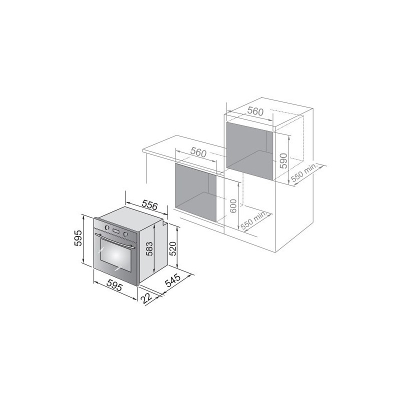 De’Longhi CM 9L AN PPP forno 74 L A Antracite