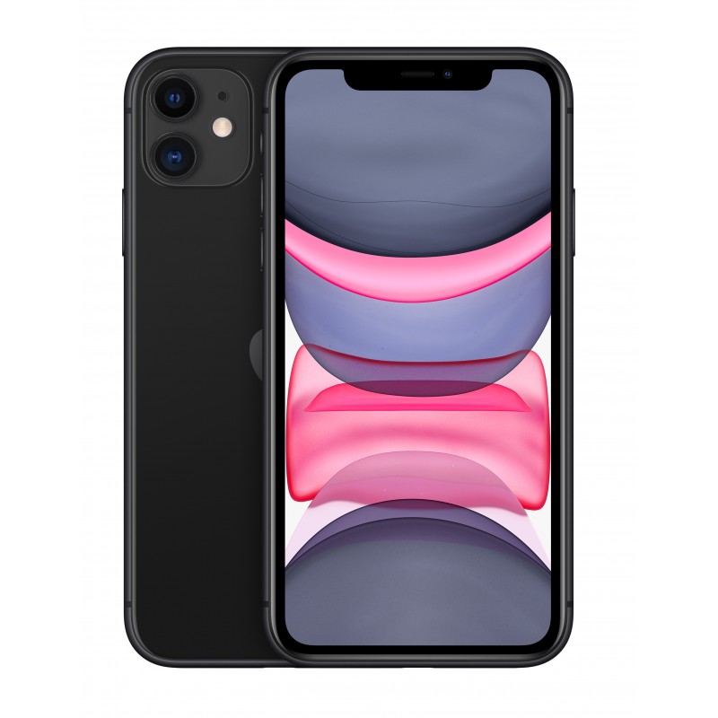 Apple iPhone 11 15,5 cm (6.1") Doppia SIM iOS 14 4G 128 GB Nero Apple iPhone 11 15,5 cm (6.1") Doppia SIM iOS 14 4G 128 GB Nero