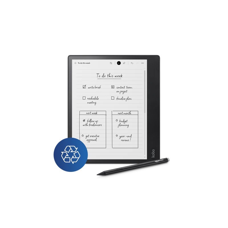 Rakuten Kobo Elipsa 2E Liseuse Écran tactile 32 Go Wifi Noir