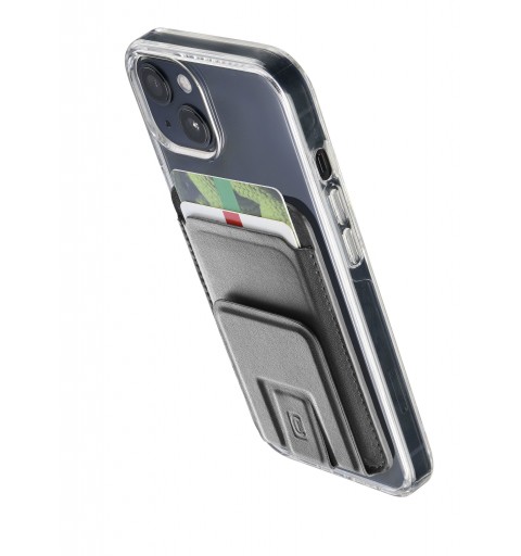 Cellularline Pocket Stand Mag Portacarte magnetico con funzione stand compatibile con MagSafe Nero