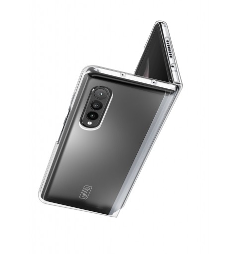 Cellularline Clear Case - Galaxy Z Fold4 Custodia trasparente rigida composta da due pezzi