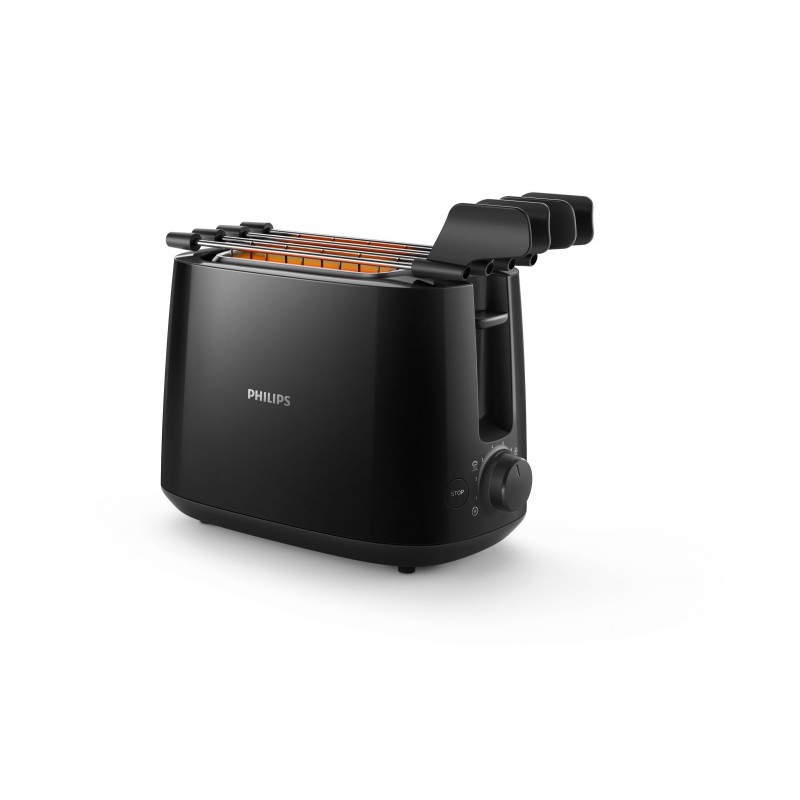 Philips Daily Collection HD2583 90 toaster 8 slice(s) 600 W Black