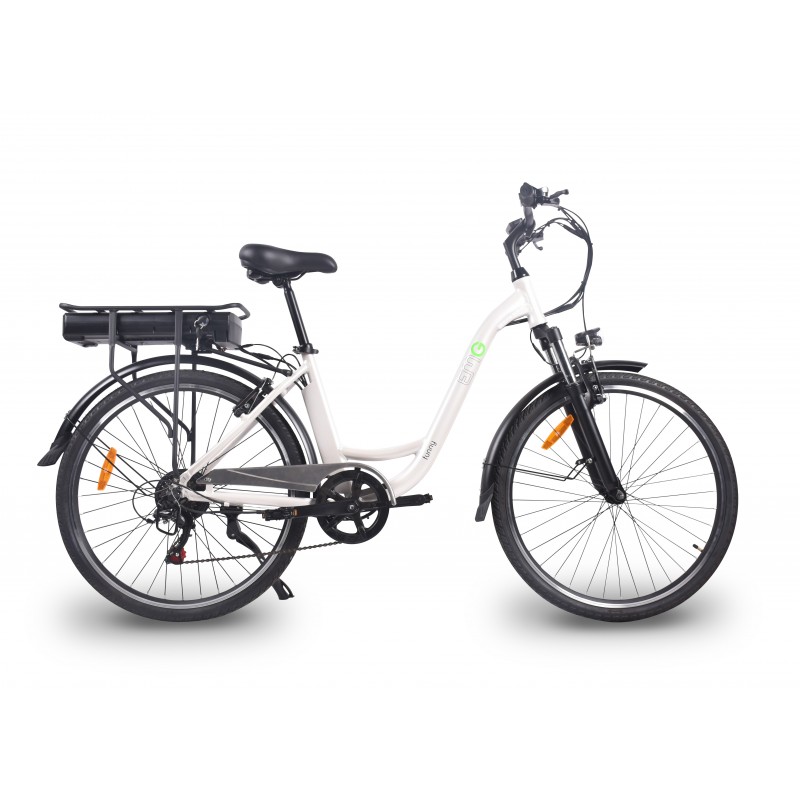 EMG E-Bike Funny 26" 13Ah 80Km Batteria integrata Bianca