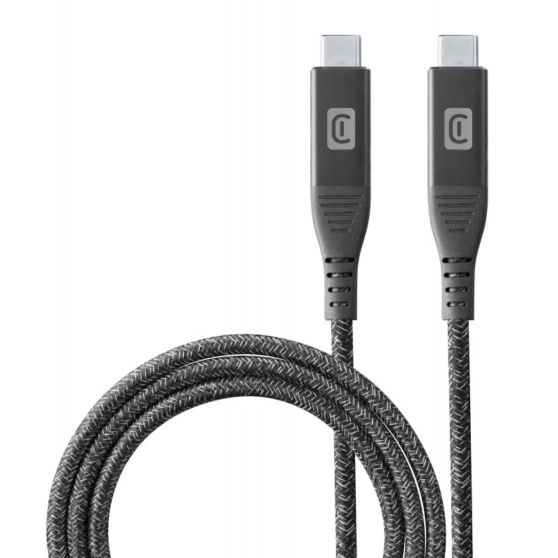 Cellularline USBDATA31C2CTAB1MK USB Kabel 1 m USB 3.2 Gen 1 (3.1 Gen 1) USB C Schwarz