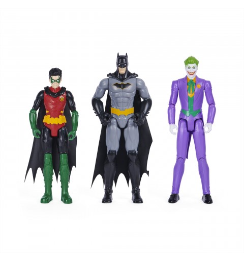 DC Comics , Batman e Robin vs. The Joker, action figure da 30 cm, giocattoli per bambini e bambine da 3 anni in su