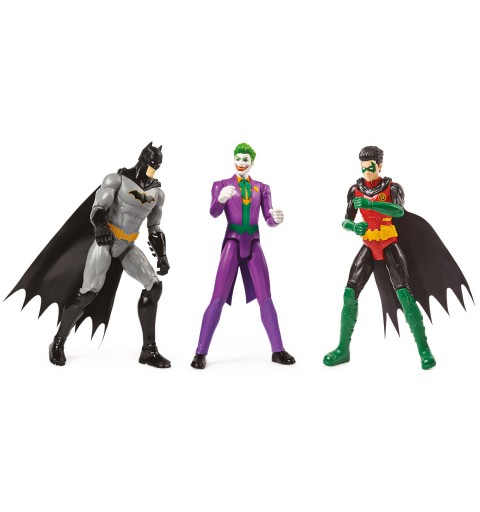 DC Comics , Batman and Robin vs. The Joker, 12-inch Action Figures, Kids Toys for Boys and Girls Ages 3 and Up