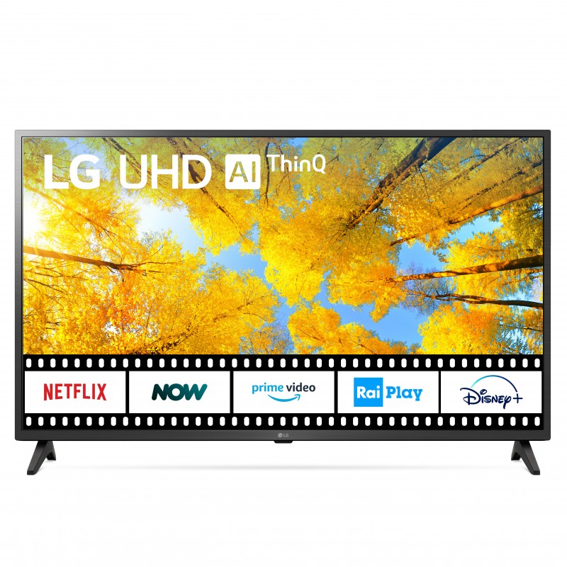 LG UHD 43UQ75006LF.API TV 109.2 cm (43") 4K Ultra HD Smart TV Wi-Fi Black