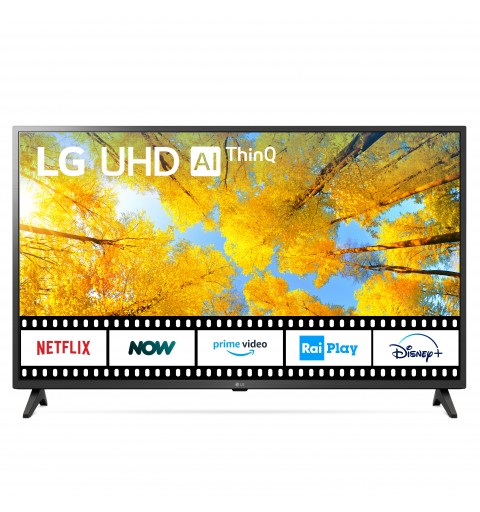 LG UHD 43UQ75006LF.API Fernseher 109,2 cm (43 Zoll) 4K Ultra HD Smart-TV WLAN Schwarz