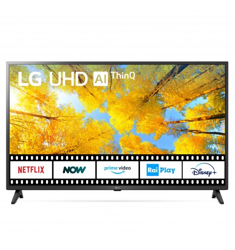 LG UHD 43UQ75006LF.API TV 109.2 cm (43") 4K Ultra HD Smart TV Wi-Fi Black