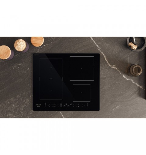 Hotpoint HB 4860C CPNE Schwarz Integriert 59 cm Zonen-Induktionskochfeld 4 Zone(n)