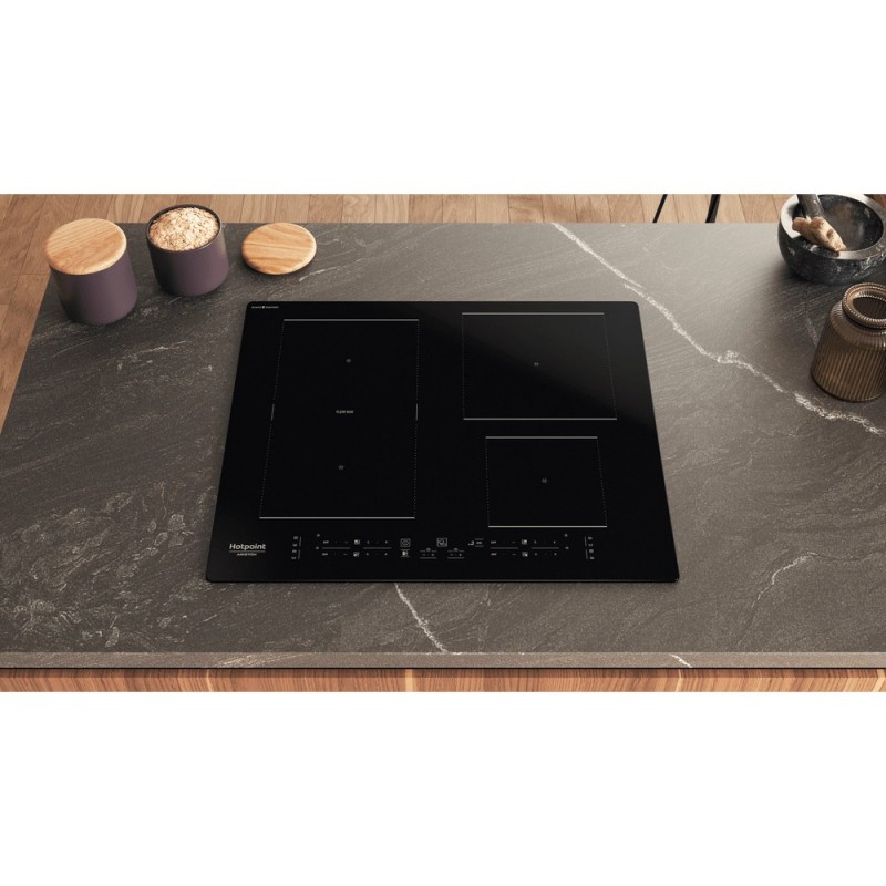 Hotpoint HB 4860C CPNE Nero Da incasso 59 cm Piano cottura a induzione 4 Fornello(i)