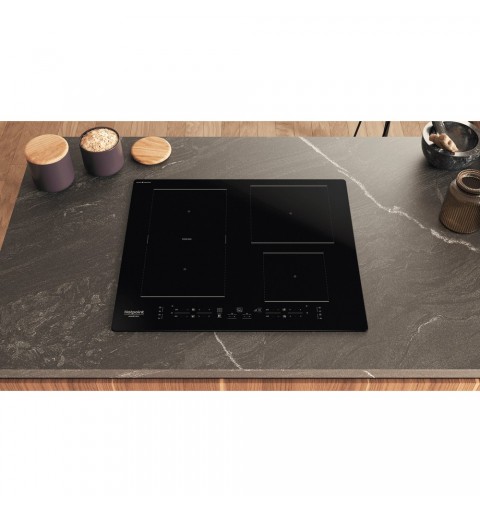 Hotpoint HB 4860C CPNE Black Built-in 59 cm Zone induction hob 4 zone(s)