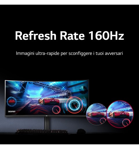 LG 34WP65CP-B.AEU LED display 86,4 cm (34") 3440 x 1440 Pixel Quad HD Nero