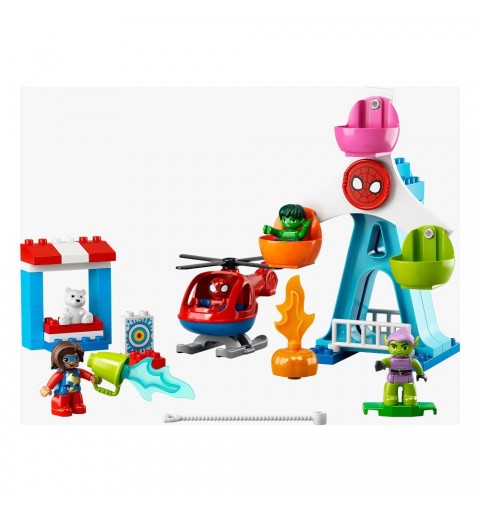 Costruzioni LEGO 10963 Duplo SUPER HEROES Spider Man e I Suoi Amici: Avventura Al Luna Park 41 pz
