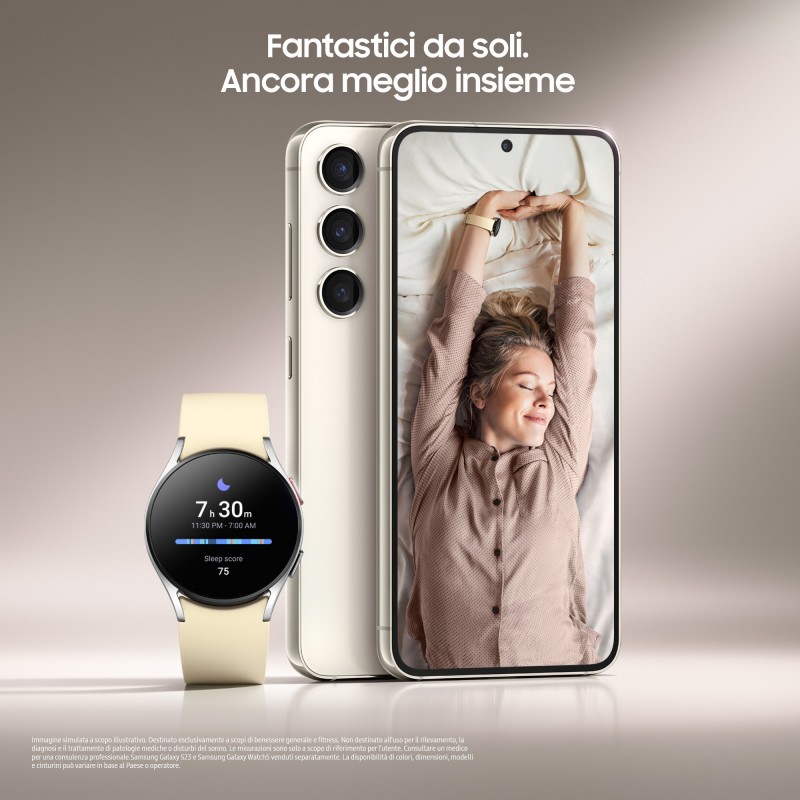 Samsung Galaxy S23 SM-S911B 15.5 cm (6.1") Dual SIM Android 13 5G USB Type-C 8 GB 256 GB 3900 mAh Cream