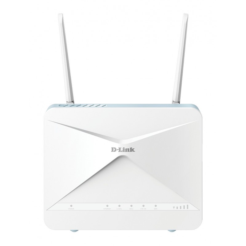 D-Link AX1500 4G Smart Router router wireless Gigabit Ethernet Dual-band (2.4 GHz 5 GHz) Blu, Bianco