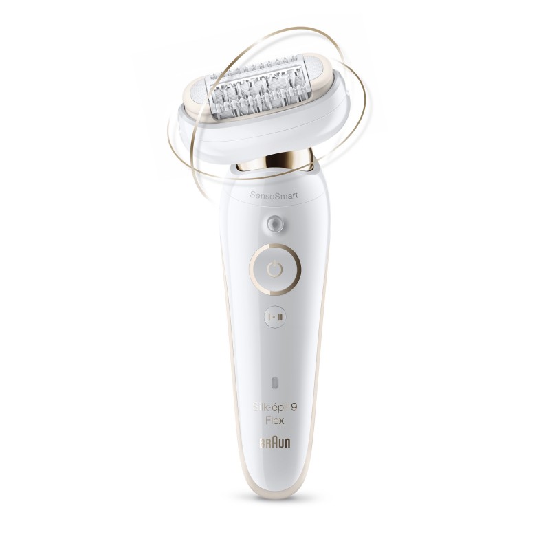 Braun Silk-épil 9 Flex 40 pince(s) Blanc, Or