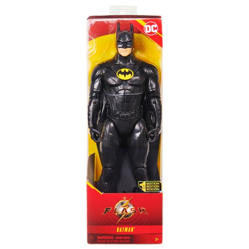 DC Comics , Batman Action Figure, 12-inch The Flash Movie Collectible, Kids Toys for Boys and Girls Ages 3 and up