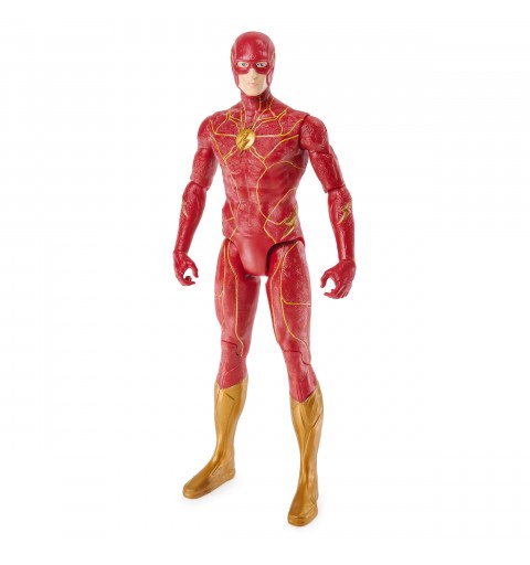 DC Comics THE FLASH - Figurine Flash 30 Cm - Figurine Flash Articulée 30 Cm - Revivez Les Aventures De L'homme A Grande Vitesse
