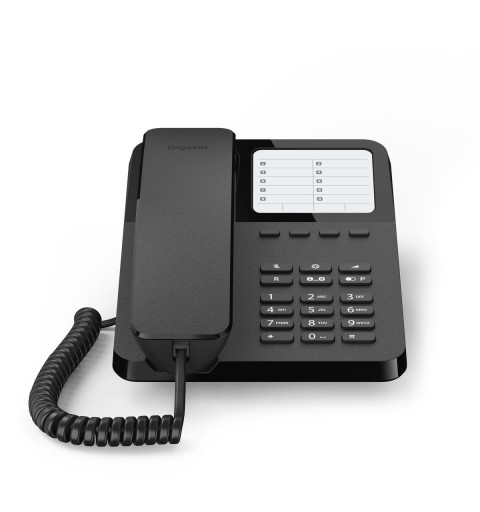 Gigaset DESK 400 Analog telephone Black