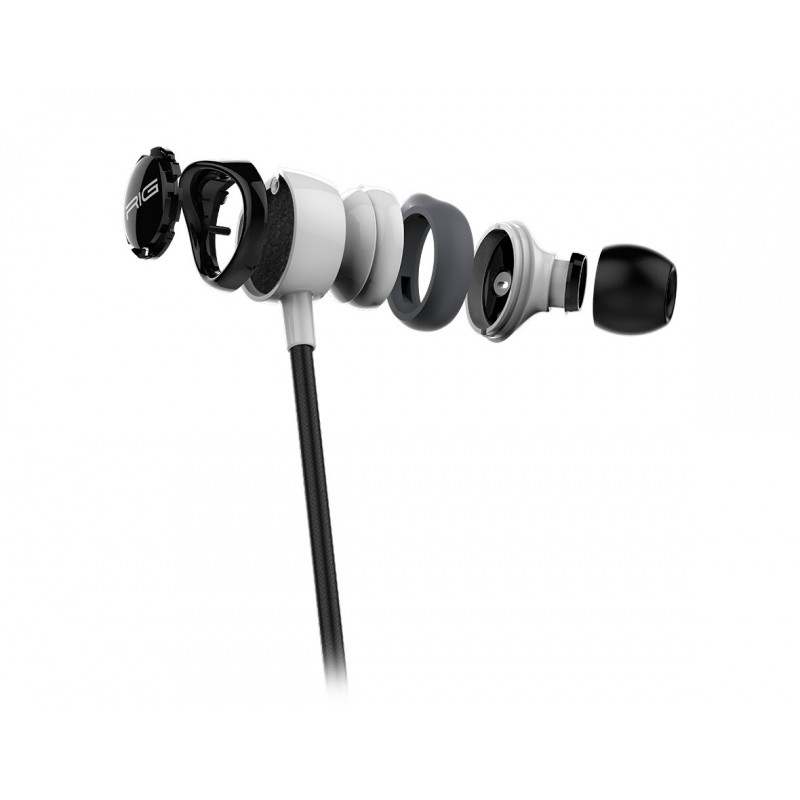NACON RIG 200 HS Auriculares Alámbrico Dentro de oído Juego Blanco