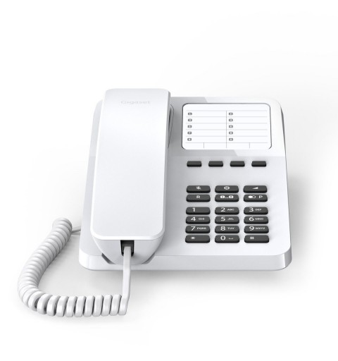Gigaset DESK 400 Telefono analogico Bianco
