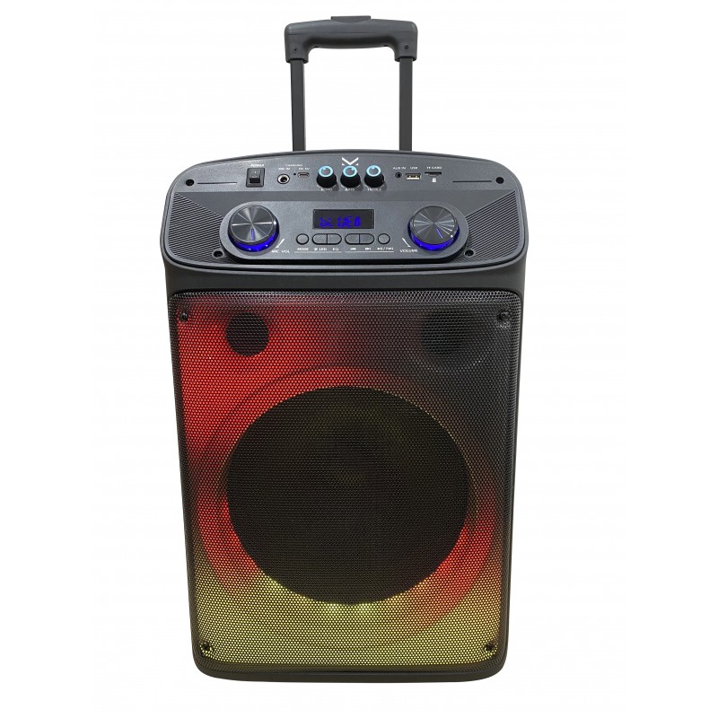 New Majestic Flame T55 Sistema PA trolley 40 W Nero