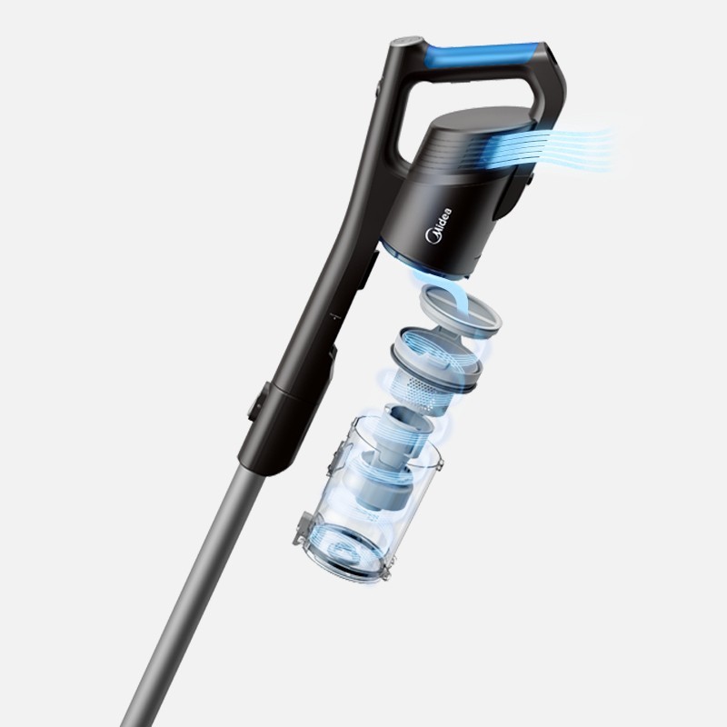 Midea MCS2025GB Staubsauger 0,45 l Trommel-Vakuum Trocken 350 W Beutellos