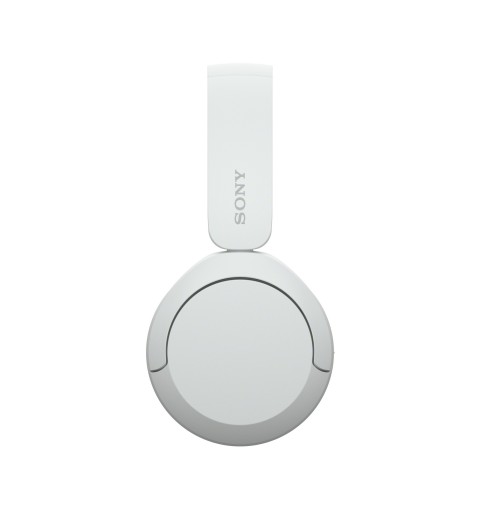 Sony Cuffie Bluetooth wireless WH-CH520 - Durata della batteria fino a 50 ore con ricarica rapida, stile on-ear - Bianco