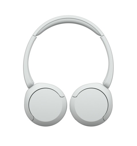 Sony Cuffie Bluetooth wireless WH-CH520 - Durata della batteria fino a 50 ore con ricarica rapida, stile on-ear - Bianco