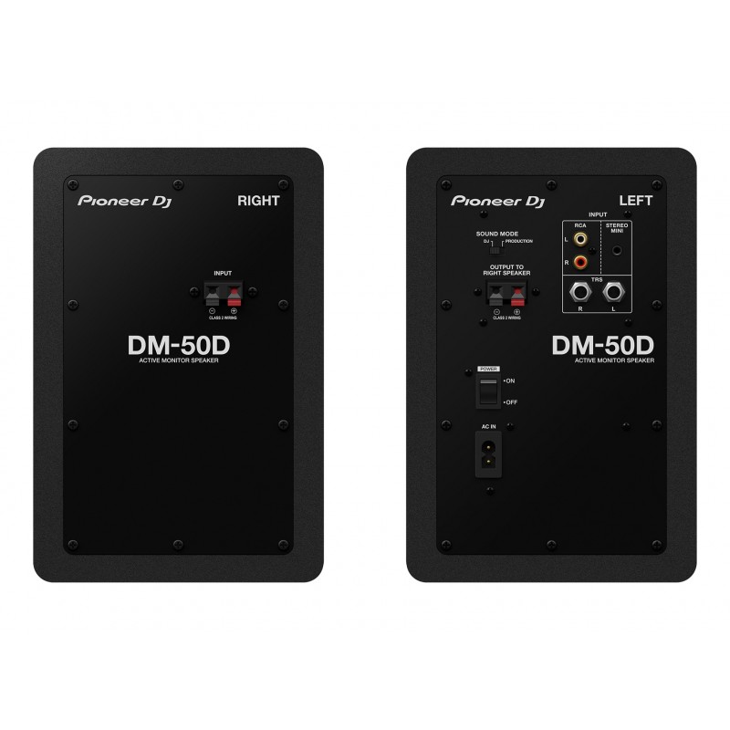 Pioneer DM-50D altoparlante 2-vie Nero Cablato 50 W