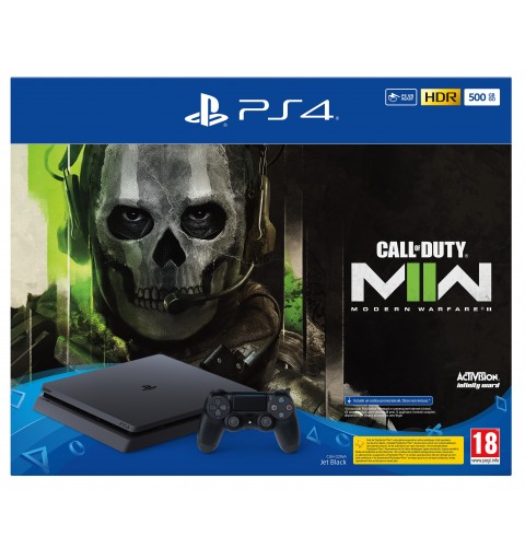 Sony PlayStation 4 500GB + CALL OF DUTY Modern Warfare 2 Wifi Negro