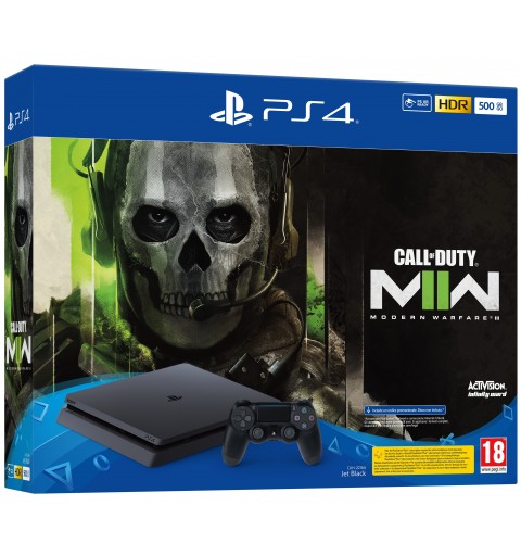 Sony PlayStation 4 500GB + CALL OF DUTY Modern Warfare 2 WLAN Schwarz