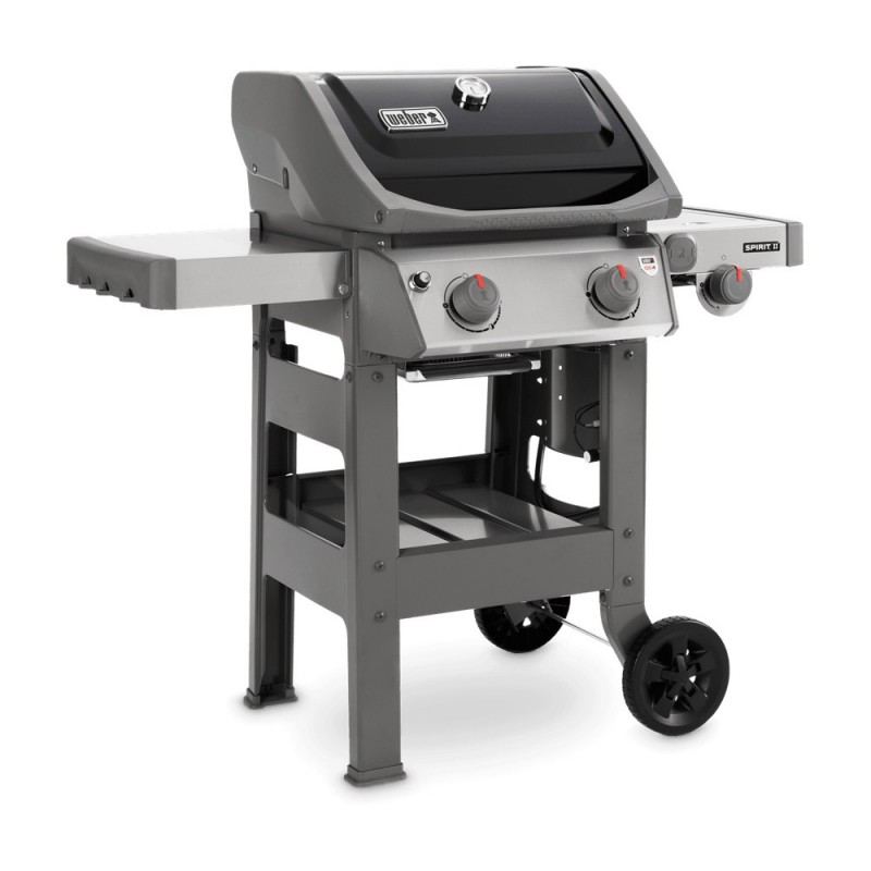 Weber Spirit II E-220 GBS Barbecue Cart Gas Black, Stainless steel 11220 W