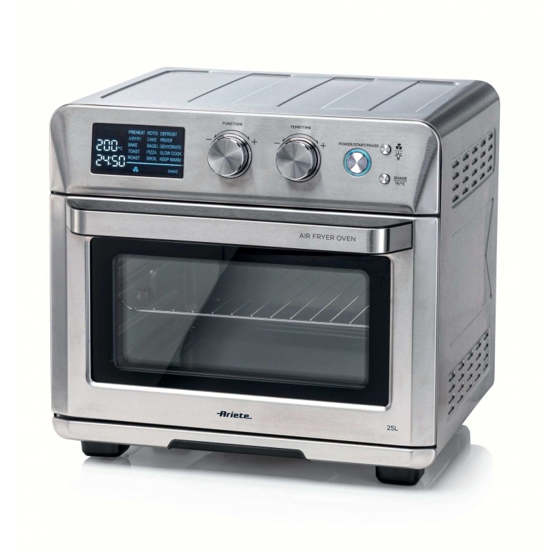 Ariete 4629 Airy Fryer 25L, Friggitrice ad aria e Forno, 1700 W, Capacità 25L, 15 funzioni di cottura, Multifunzione,