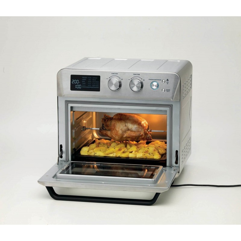 Ariete 4629 Airy Fryer 25L, Friggitrice ad aria e Forno, 1700 W, Capacità 25L, 15 funzioni di cottura, Multifunzione,