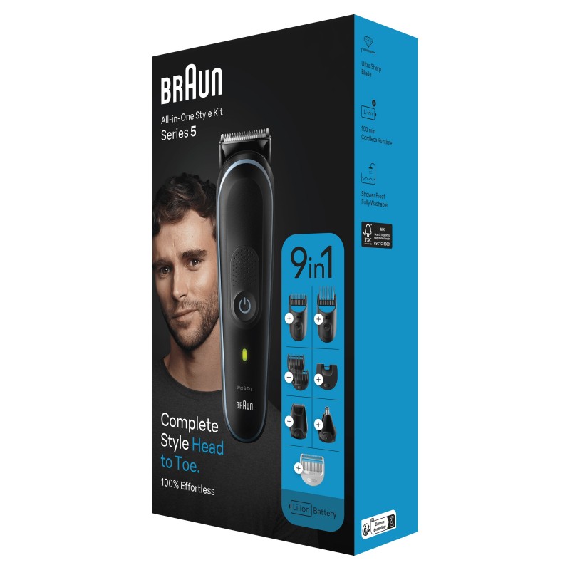 Braun MGK5411 Black, Blue