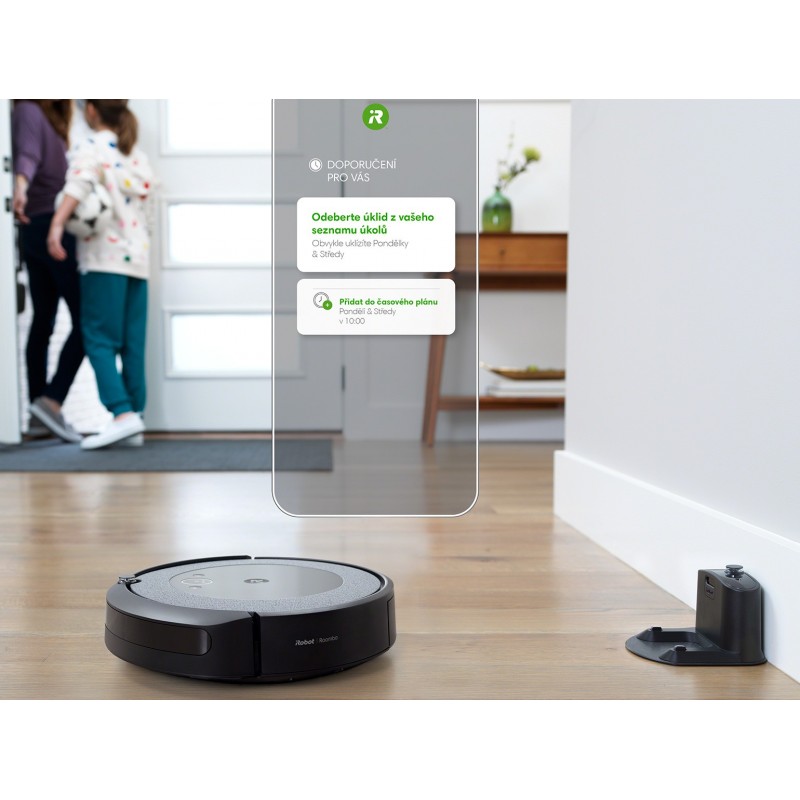 iRobot Roomba i5 aspirapolvere robot Senza sacchetto Grigio chiaro