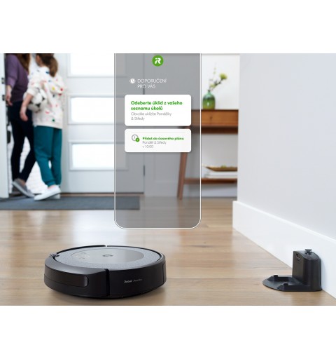 iRobot Roomba i5 aspirapolvere robot Senza sacchetto Grigio chiaro