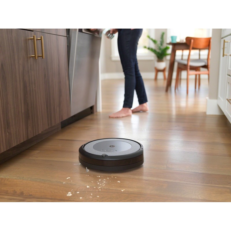 iRobot Roomba i5 aspirapolvere robot Senza sacchetto Grigio chiaro