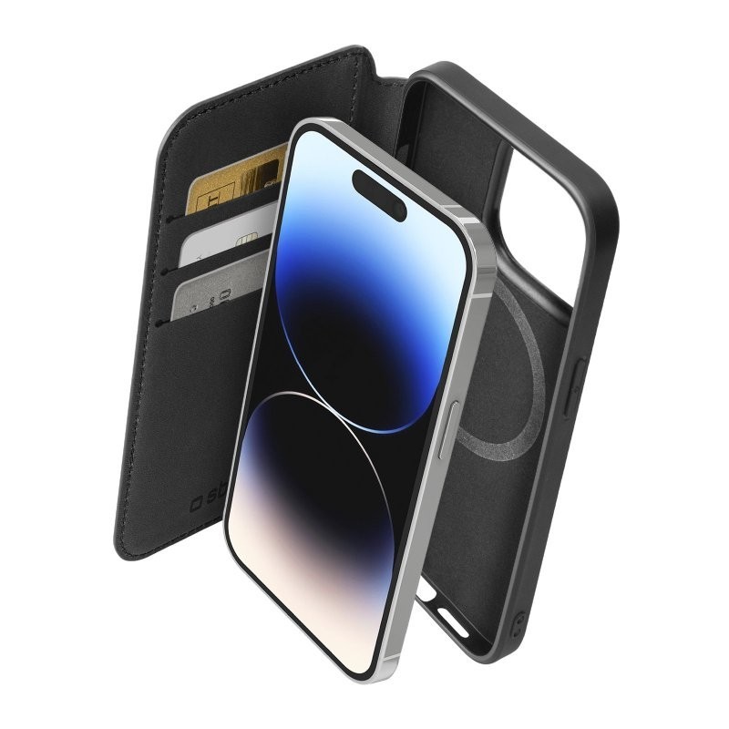 SBS TEBKMAGSFIP1461PK mobile phone case 15.5 cm (6.1") Wallet case Black