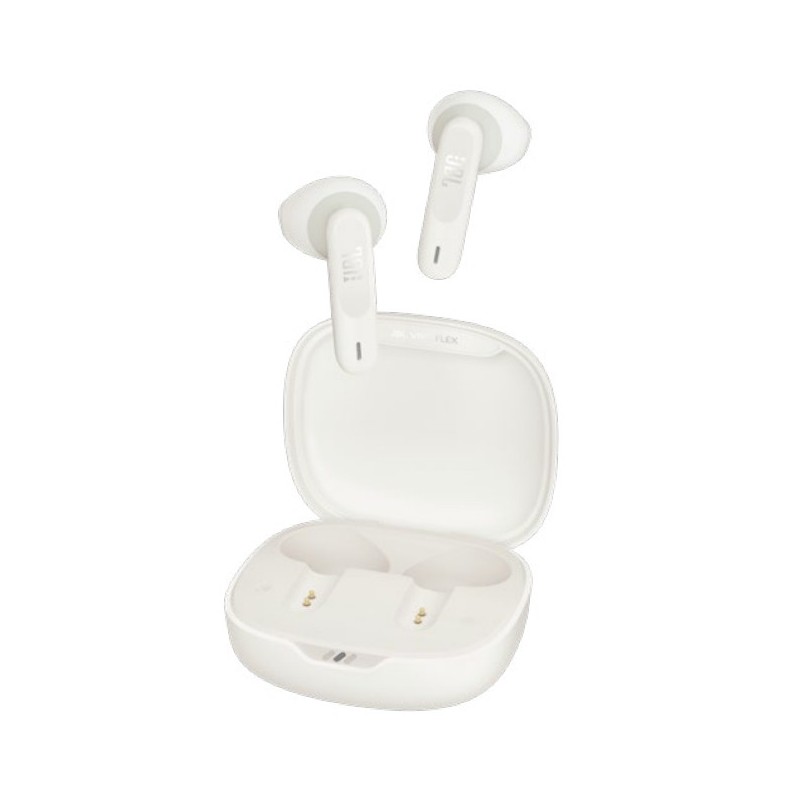 JBL Vibe Flex Kopfhörer Kabellos im Ohr Musik Bluetooth Weiß