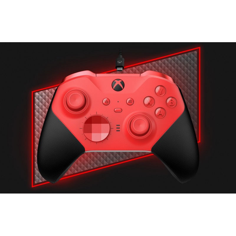 Microsoft Xbox Elite Series 2 - Core Schwarz, Rot Bluetooth USB Gamepad Analog Digital Xbox Series S, Xbox Series X, PC, Xbox