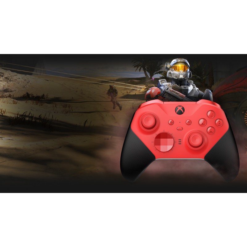 Microsoft Xbox Elite Series 2 - Core Schwarz, Rot Bluetooth USB Gamepad Analog Digital Xbox Series S, Xbox Series X, PC, Xbox