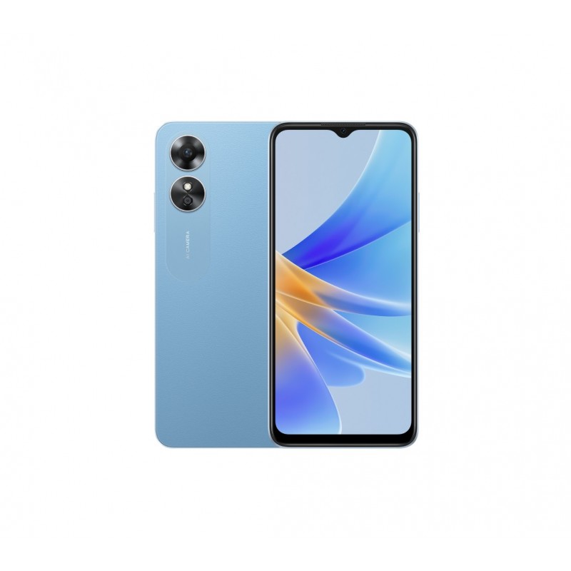 OPPO A17 16.7 cm (6.56") Dual SIM Android 12 4G Micro-USB 4 GB 64 GB 5000 mAh Blue